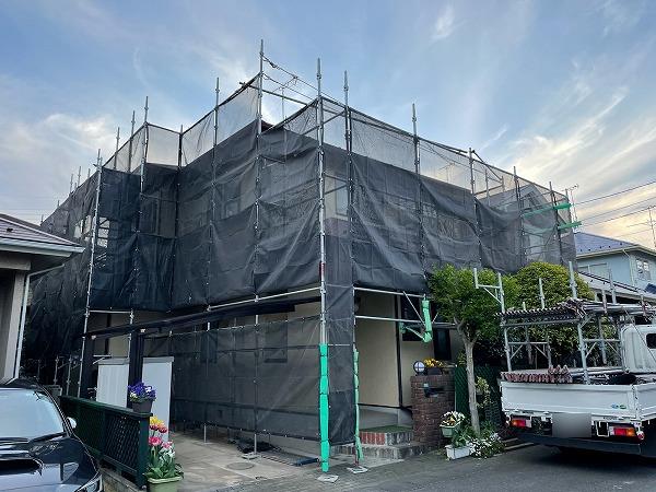 外壁・屋根塗装の足場