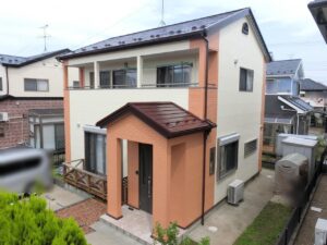 マホガニー　屋根施工事例