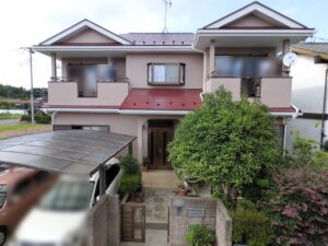 バーガンディ　屋根施工事例
