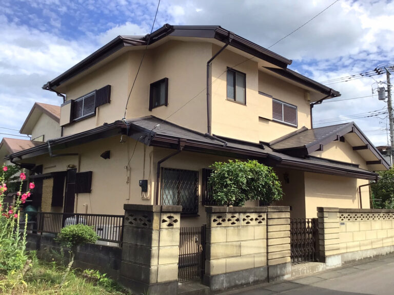 龍ケ崎市南中島町H様邸｜屋根塗装工事・外壁塗装工事：施工後