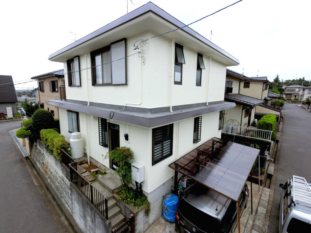 つくば市　外壁塗装　施工後