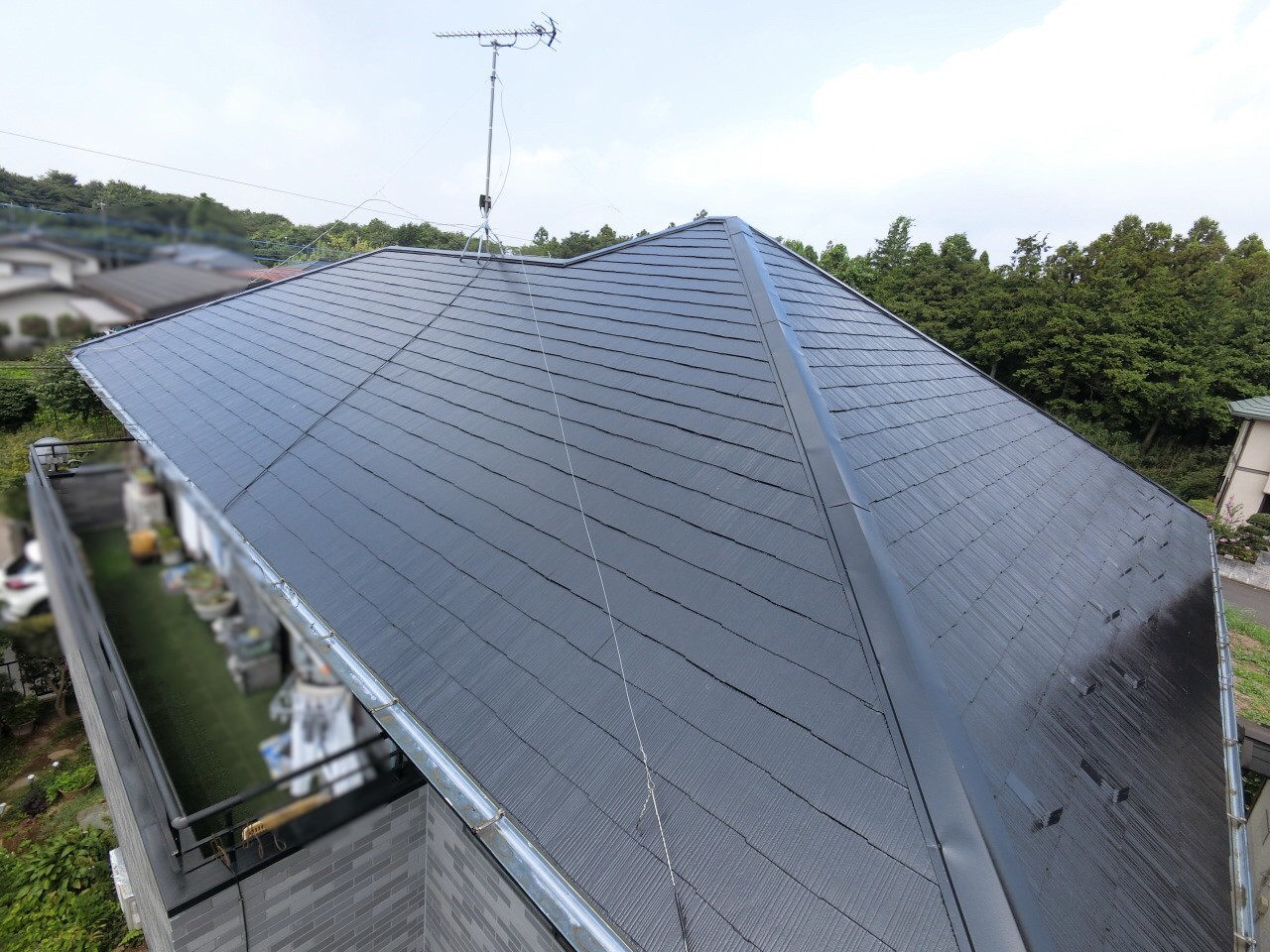 つくば市自由が丘Ｙ様邸ビフォーアフター画像：屋根1