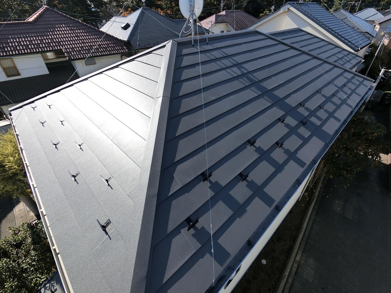 我孫子市東我孫子Ｓ様邸ビフォーアフター画像：屋根