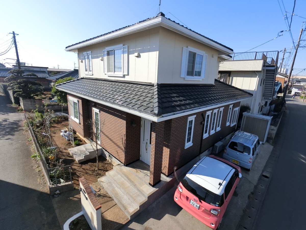 我孫子市中里Ｋ様邸ビフォーアフター画像：外壁2