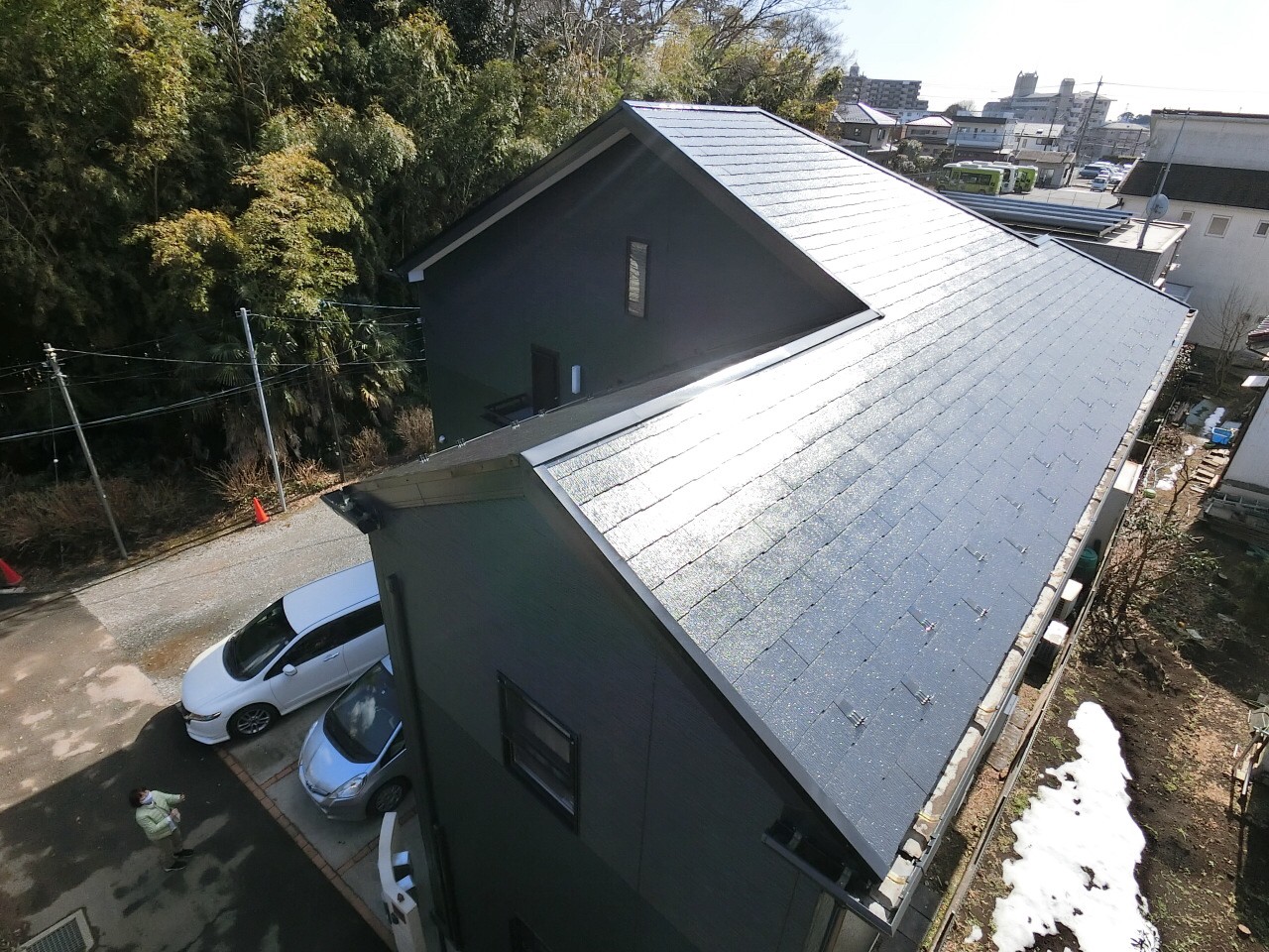 我孫子市柴崎Ｋ様邸｜屋根塗装工事・外壁塗装工事：屋根