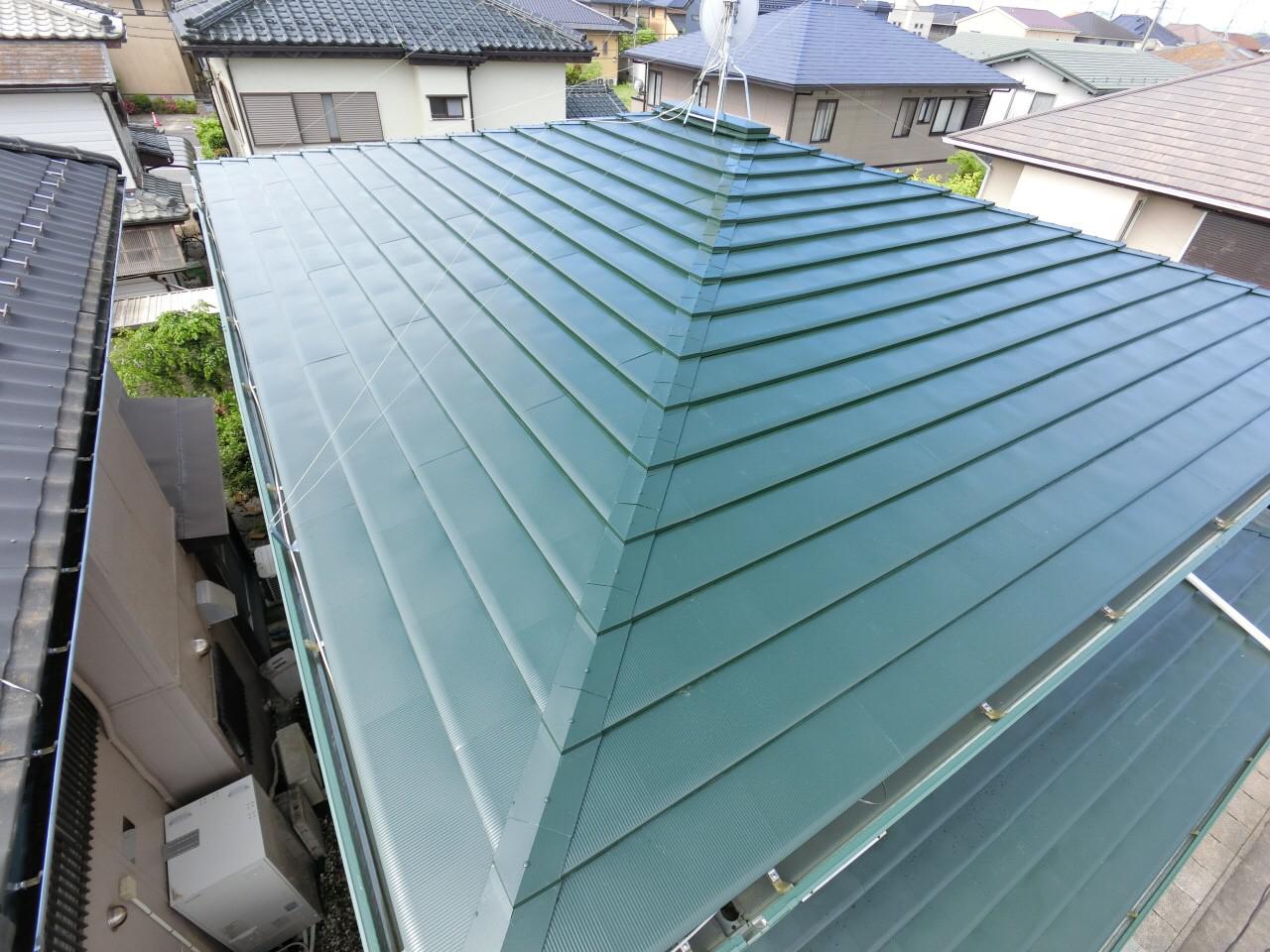 取手市宮和田Ｓ様邸｜屋根塗装工事・外壁塗装工事：屋根