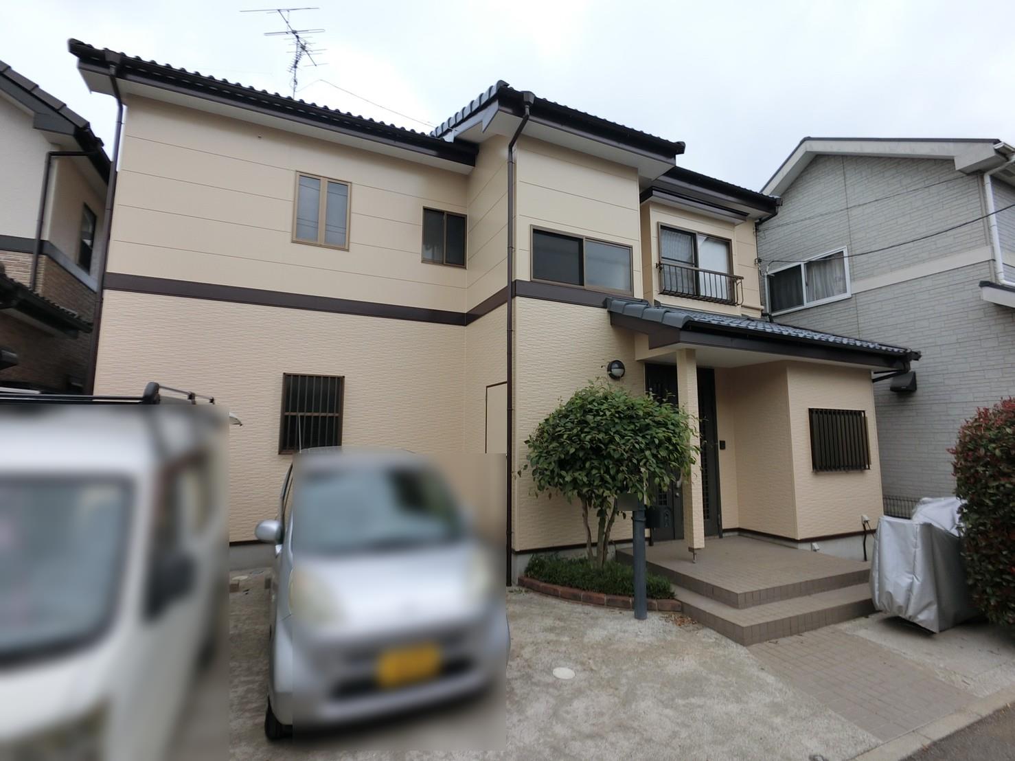我孫子市東我孫子Ｓ様邸｜屋根塗装工事・外壁塗装工事：外壁