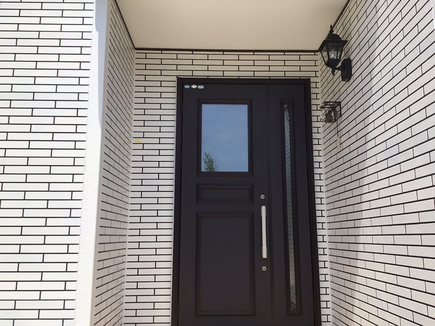 取手市藤代Ｙ様邸｜外壁塗装工事（マルチカラー）：玄関
