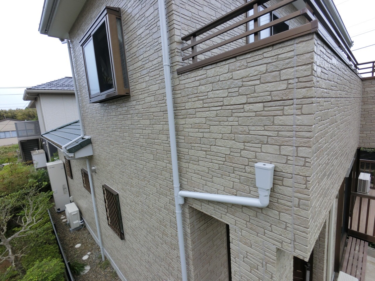 取手市井野台Ｆ様邸ビフォーアフター画像：外壁①