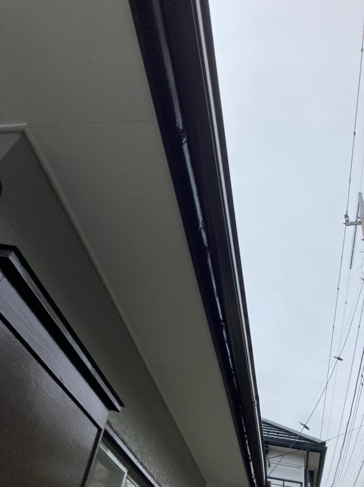 牛久市南Ｓ様邸｜屋根塗装工事・外壁塗装工事：軒天
