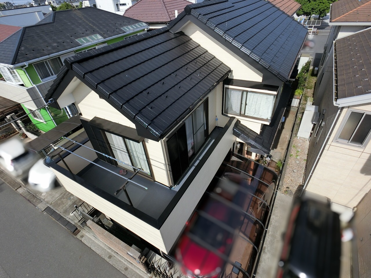 我孫子市柴崎台Ｔ様邸｜屋根塗装工事・外壁塗装工事：屋根