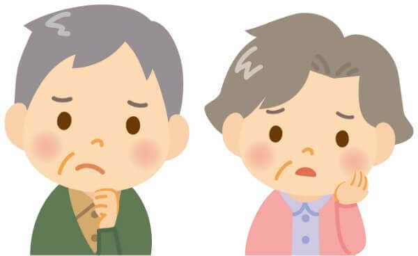 悩んでる人