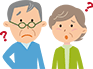 悩む人