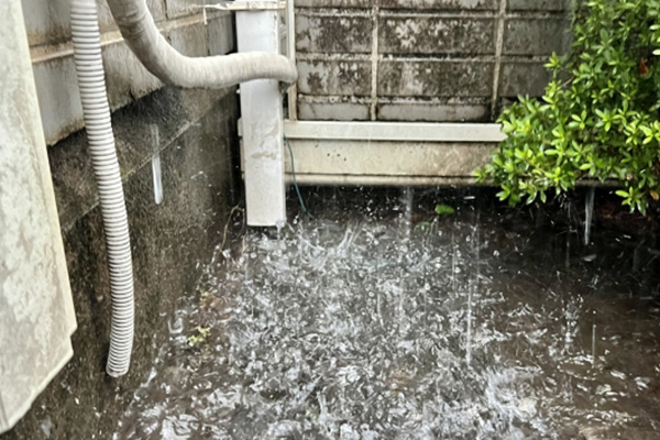雨音が大きくなる