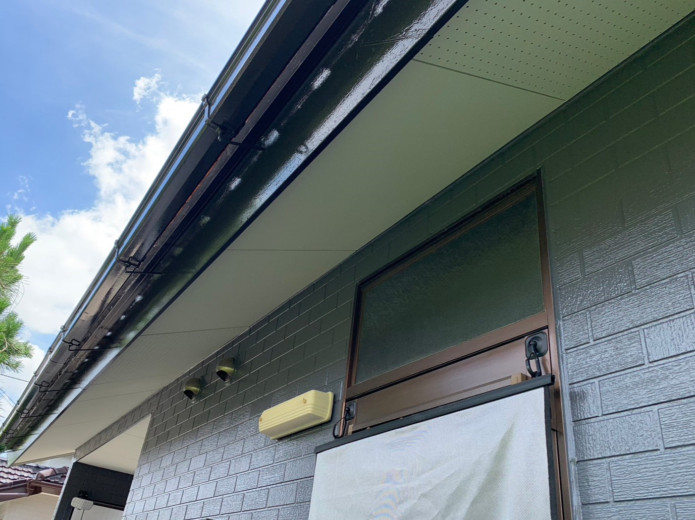 龍ケ崎市中根台Ｔ様邸｜外壁塗装工事：軒天