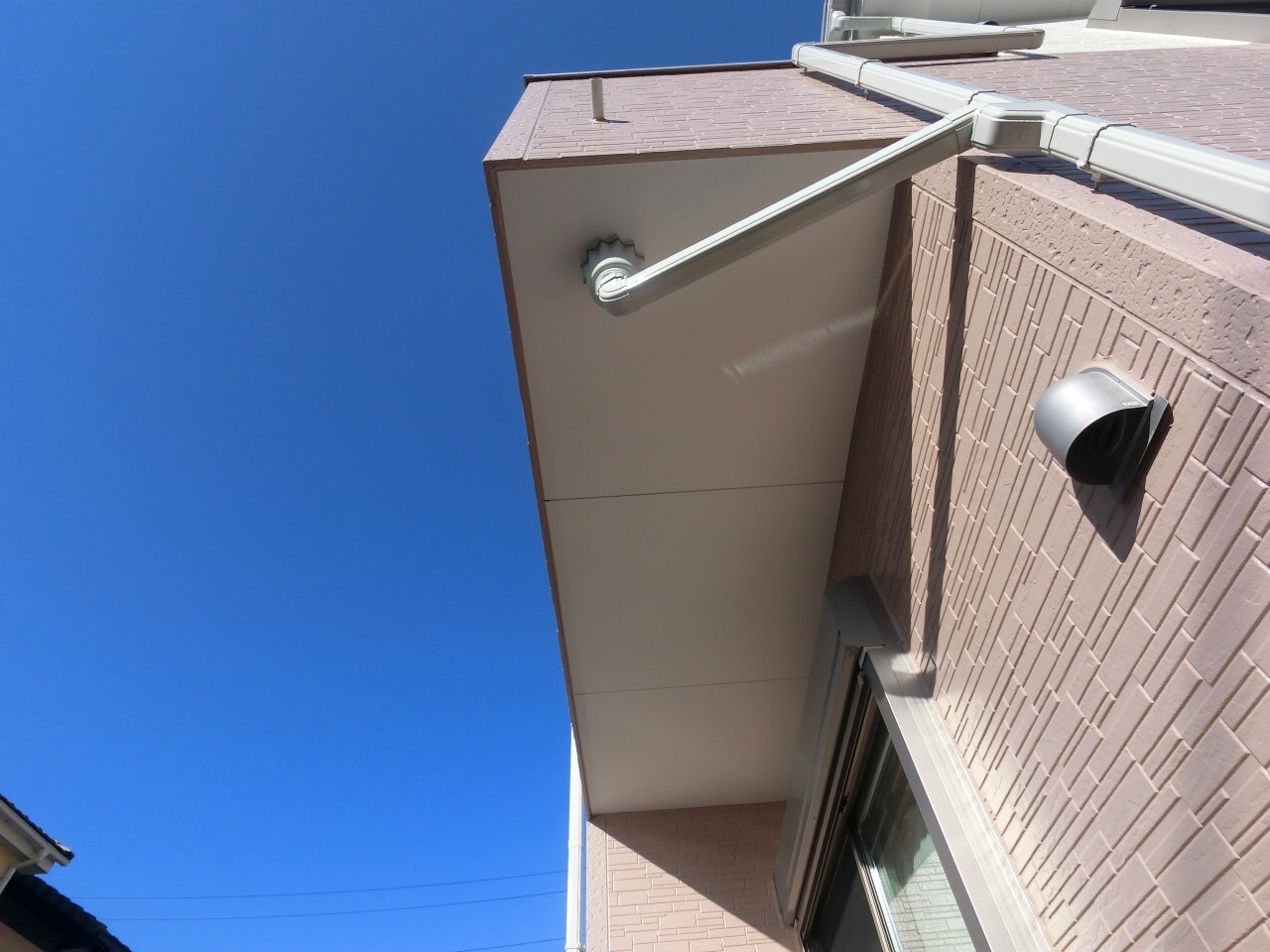 取手市椚木Ｄ様邸｜外壁塗装工事：軒天