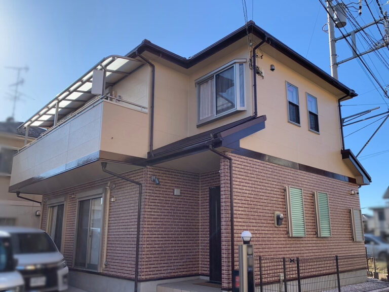 取手市駒場｜I様邸｜屋根カバー工事・外壁塗装工事：施工後