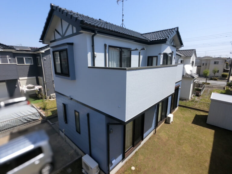 利根町もえぎ野台｜N様邸｜屋根塗装工事・外壁塗装工事：施工後
