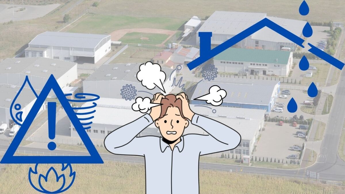 工場でありがちな雨漏りの原因は？
