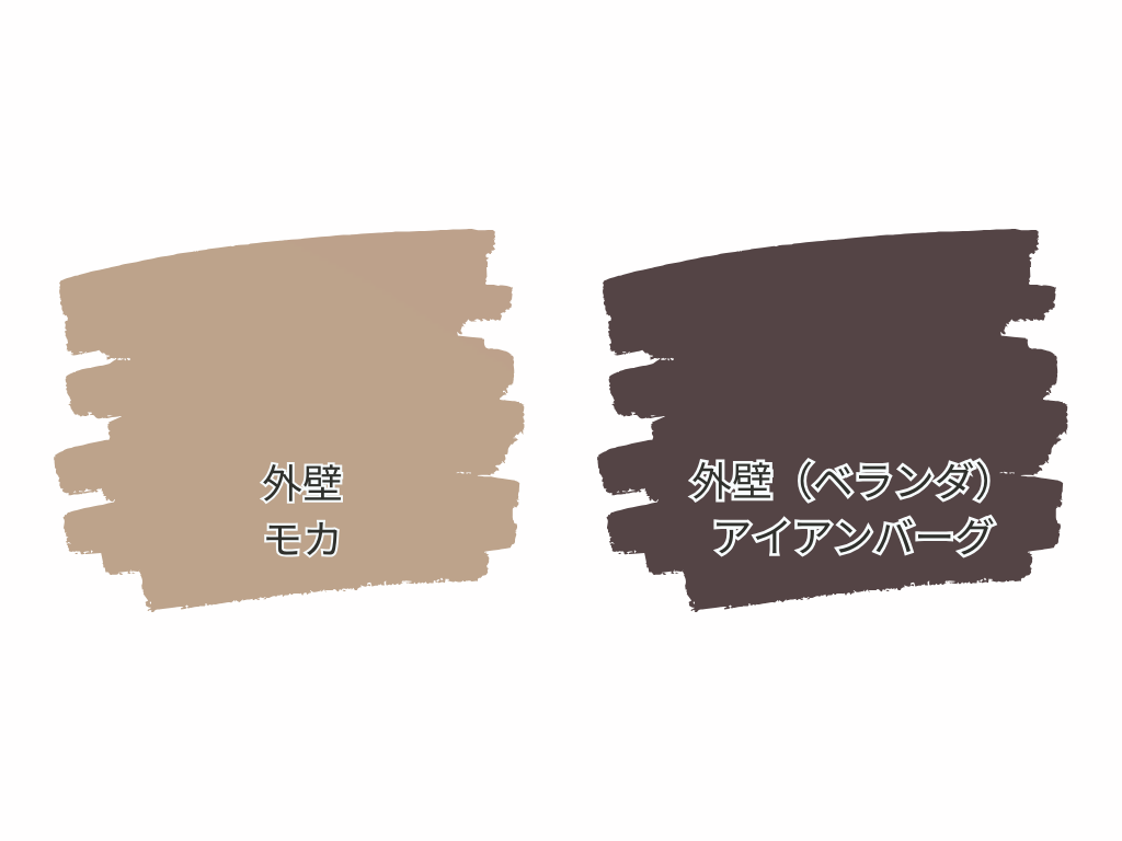 牛久市南N様邸ビフォーアフター画像：使用色