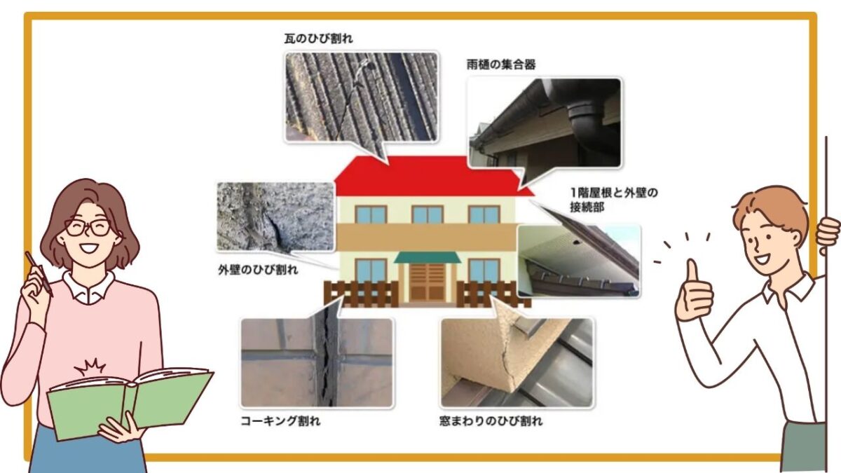 雨漏りの原因は一つとは限らない!その種類とは?
