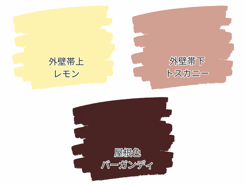 取手市吉田K様邸ビフォーアフター画像：使用色