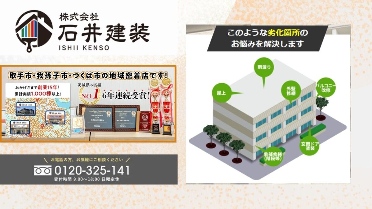 入居率アップを目指すなら石井建装へ!お客様に寄り添った施工をお約束!