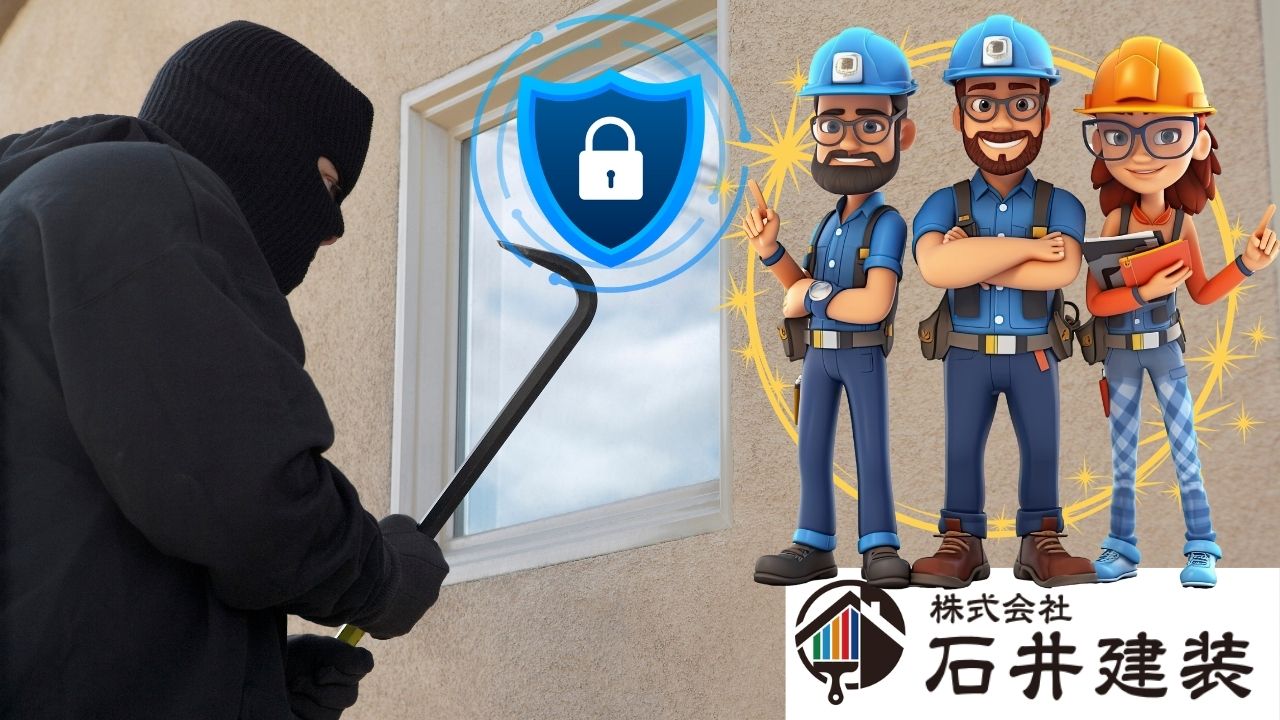押し込み対策の防犯フィルムはプロの施工で確実に！DIYでは十分ではないかも？