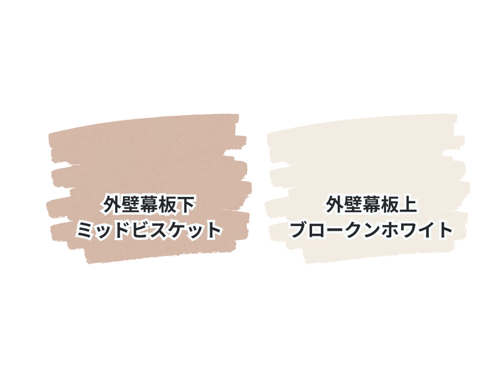 我孫子市寿K様邸ビフォーアフター画像：使用色
