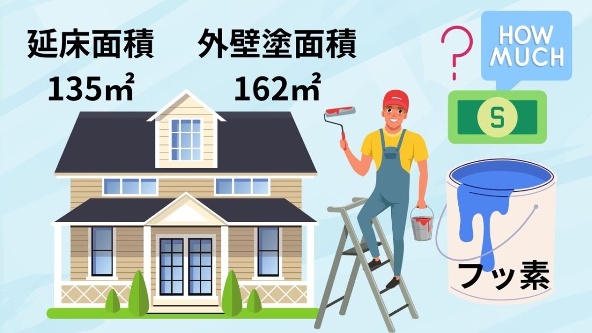 竜ヶ崎市の外壁塗装・屋根塗装工事:具体的な見積り例